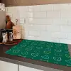 Donkergroen - Gezichten - Katten - Kleuren Inductie beschermer vinyl 3mm klein 276 -sfeer3