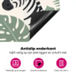 Jungle - Rustiek - Pastel Inductie beschermer vinyl 3mm klein -wsfeer4_website