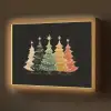 Kerstbomen - Kleurrijk - Lichtjes - Ster Light Box met batterij (Wandlamp) middel -z3d_website