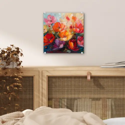 Bloemen - Kunst - Watercolor - Botanisch plexiglas 5mm klein -sfeer4