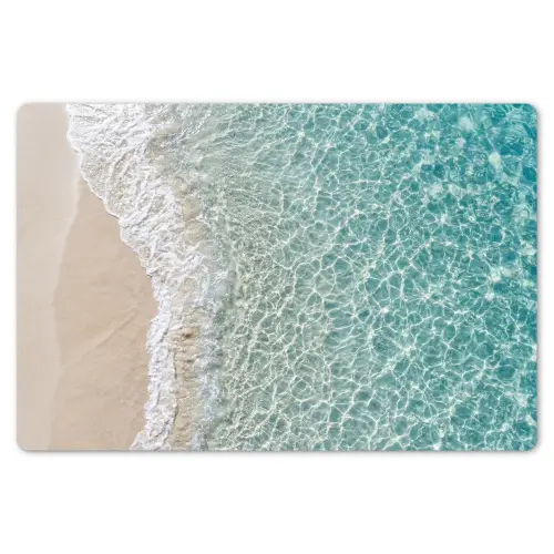 Kust - Zand - Blauw Placemat vinyl groot -zzsfeer1_Kitchenyeah-website