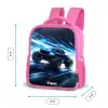 Monstertruck raast door lichtsnelheid Kinderrugzak - Roze middel -productfoto_formaten