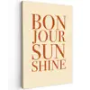 Oranje - Quote - Sun canvas 2cm klein -z3d