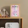 Eenhoorn - Pastel - Glitters - Regenboog Light Box met kabel (Kinderlampje) klein -sfeer2_kind