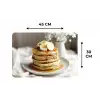 Pannenkoeken - Banaan - Siroop - Wit - Beige Placemat vinyl groot -specs