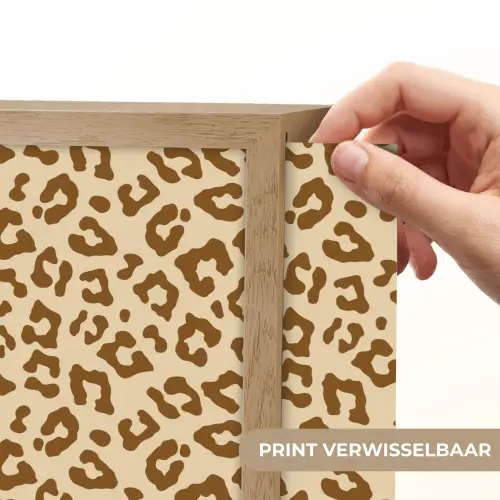 Luipaard - Bruin - Patroon Light Box met batterij (Wandlamp) middel 907 -USP_websiteprintNL