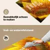 Zonnebloem - Close up - Geel - Quote Inductie beschemer met haakjes klein -ky-schoon-nl