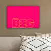 Minimalistisch - Roze - Dream big - Grafisch canvas 2cm klein -sfeer3