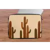 Cactus - Woestijn - Zand - Bruin laptophoes neopreen klein -tafel