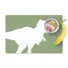 Dino - T-rex - Dinosaurus - Groen - Tyrannosaurus rex Placemat vinyl groot -zzzproduct_Kitchenyeah-website