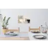 Abstract - Kunst - Grijs Muursticker klein -eettafel