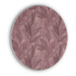 Bladeren - Patroon - Paars Akoestische PET Vilt - Rond klein 838 -3d