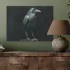 Raaf - Vogels - Zwart PET vilt klein -sfeer2