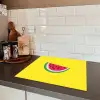 Fruit - Watermeloen - Geel Inductie beschermer vinyl 3mm middel -sfeer3