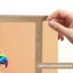 Arend - Vogel - Kleurrijk - Dier Light Box met batterij (Wandlamp kind) middel -USP_websiteprintDE