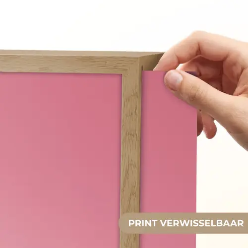 Golfballen - Roze - Drie Light Box met batterij (Wandlamp) middel -USP_websiteprintNL