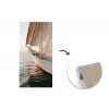 Zeilboot - Zee - Beige - Zon fotobehang vinyl groot -3d
