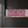 Roze - Glanzende - Stenen keuken achterwand 2 middel 871 -sfeer1