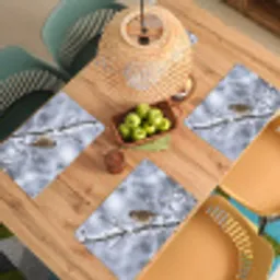Vogel - Tak - Sneeuw - Winter Placemat vinyl groot -zzsfeer5_Kitchenyeah-website