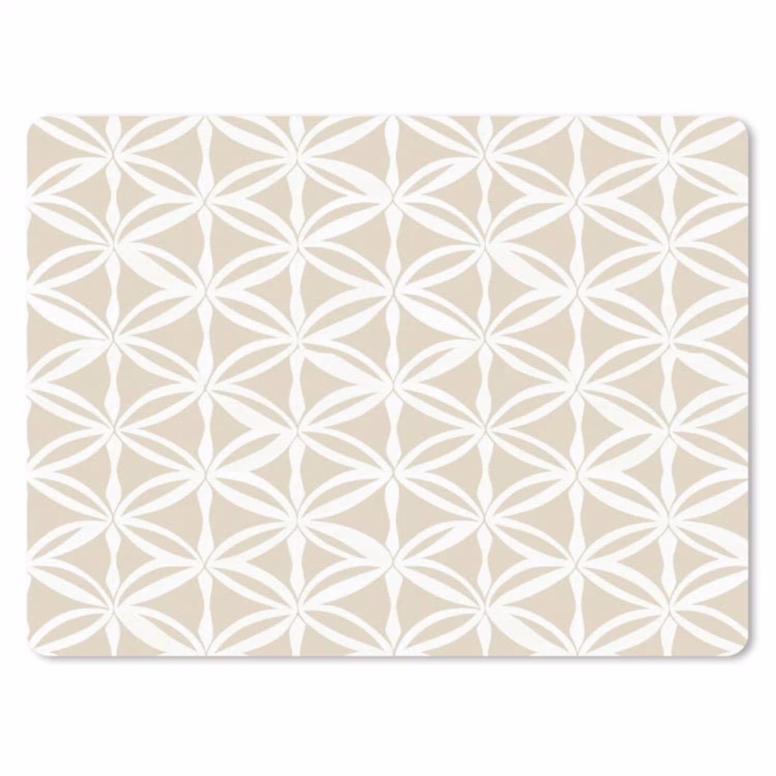 Motief - Modern - Beige muismat rubber klein 262 -3d