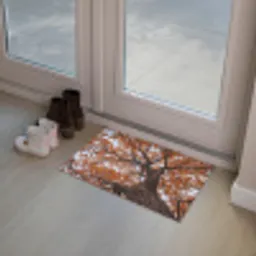 Boom - Bladerdak - Herfst - Oranje - Sfeervol Deurmat klein -sfeer3