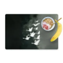 Vogel - Japandi - Groen Placemat vinyl groot -zzzproduct_Kitchenyeah-website