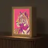 Tijger - Modern - Neon Light Box met kabel (Tafellamp) klein -z3d_website