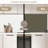 Grijs - Warm - Herfst keuken achterwand 2 middel 871 -voor-na2_NL
