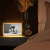Chihuahua - Hond - Zonnebril - Humoristisch - Zwart - Wit - Spaghetti Light Box met kabel (Tafellamp) klein -sfeer1