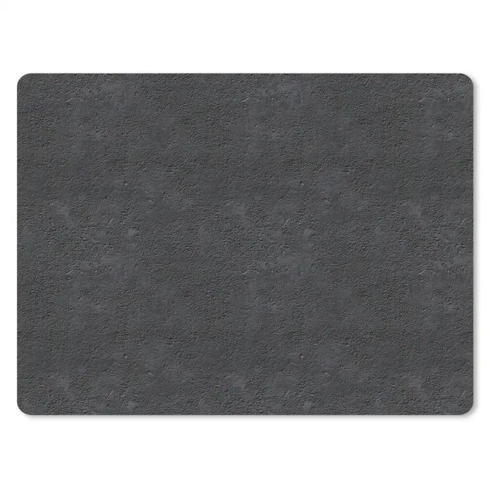 Donkergrijs - Asfaltstructuur - Ruw muismat rubber klein 262 -3d