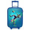 Neon - Voetbal - Schop - Kleurrijk Kinderkoffer - Blauw klein -zz3dotto