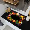 Groente - Graffiti - Kleurrijk - Koken - Abstract Inductie beschemer met haakjes klein -sfeer1