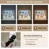 Vrolijk -  Sneeuw - Kleurrijk Light Box met batterij (Wandlamp) middel -USP_lichtkleurNL
