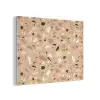 Terrazzo - Patroon - Kleurrijk - Oranje PET vilt klein 837 -3d
