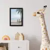Palmbomen - Pad - Horizon fotolijst zwart zonder passe partout klein -usfeer4_kinderkamer