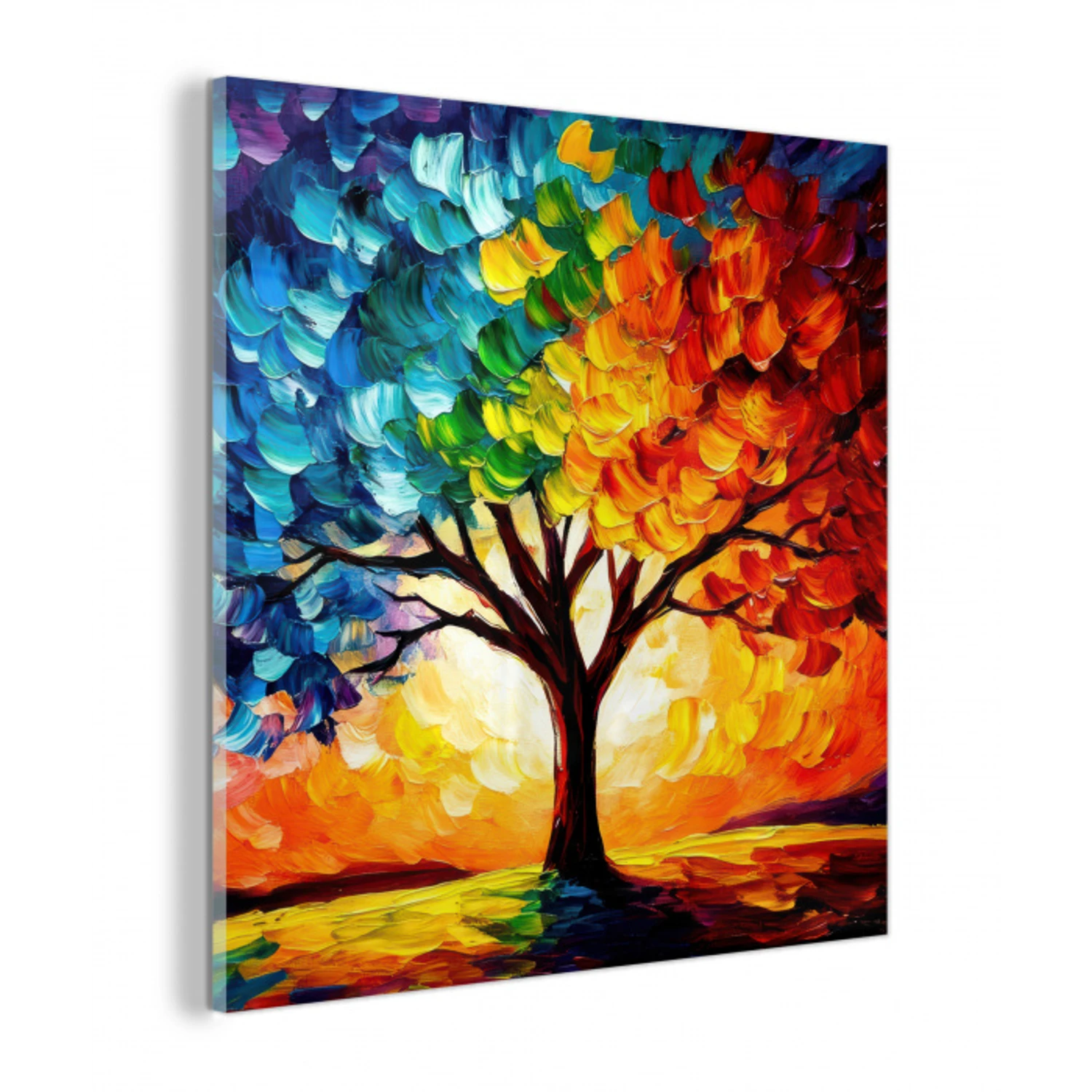 Boom - Kunst - Natuur - Zonsondergang plexiglas 5mm klein -z3d