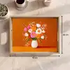 Vaas - Bloemen - Oranje Dienblad Rechthoek middel -USP_Formaat
