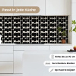 Modern - Patroon - Zwart keuken achterwand 2 middel 871 -sfeer4_DE