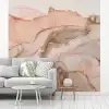 Marmer - Roze - Rosé fotobehang vinyl groot -woonkamer