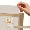 Ruimtebeer - Sterren - Beige Light Box met kabel (Kinderlampje) klein -USP_websiteprintNL
