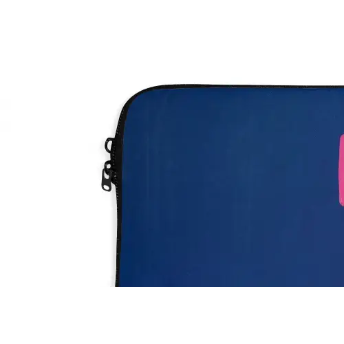 Brutaal - Grappig - Blauw laptophoes neopreen klein -detail