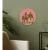 Illustratie - Bankje - Personen - Minimalistisch Wandcirkel kunststof plaat 5mm dik klein -sfeer3