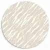Beige - Wit - Patroon - Structuur Wandcirkel plexiglas klein 852 -3d