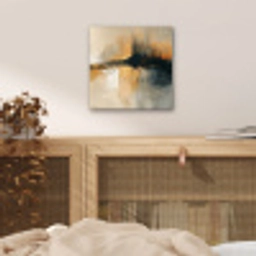 Modern - Abstract - Goud - Zwart aluminium wit klein -sfeer3