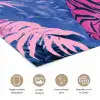 Tijger - Roze - Bladeren - Jungle poster papier klein -closeup_NL
