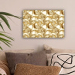 Vloeibaar - Druppels - Goud canvas 2cm klein 34 -sfeer1
