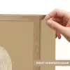 Bananen - Beige - Lijntekening - Minimalistisch Light Box met batterij (Wandlamp) middel -USP_websiteprintNL