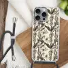 Klassiek - Botanisch - Zwart - Beige Hoesje iPhone 16 Pro Max met koord klein 804 -sfeer4