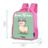 Kawai - Alpaca - Groen Kinderrugzak - Roze middel -productfoto_formaten