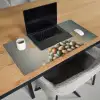 Konijn - Eieren - Kleurrijk Muismat XXL klein -sfeer1